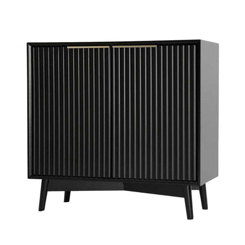 Rectangle Sideboard Accent Chest, Black