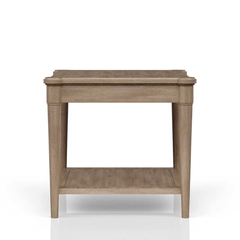 Sanded End Table With Storage Drawer, Sand