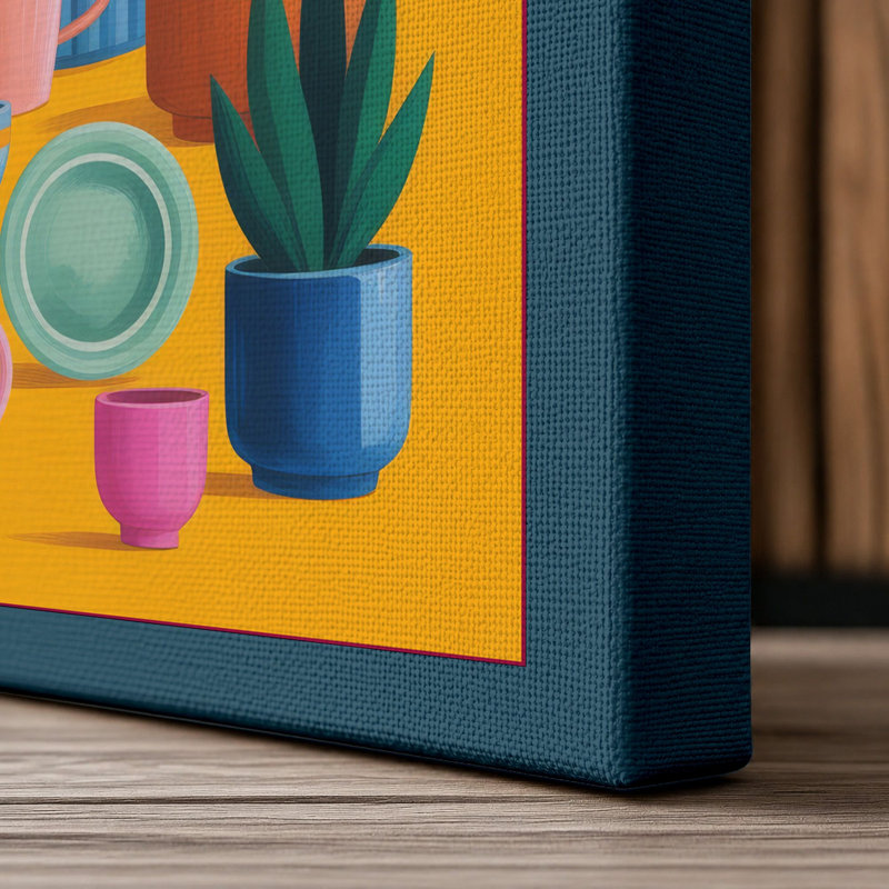 Print, 30x20 - 76.2 x 50.8 cm, Teal Border