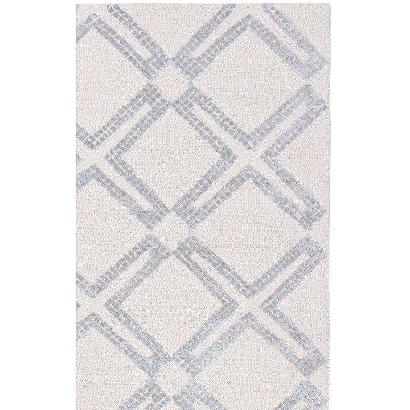 Chaudri Hand Tufted Wool Oriental Rug, Square 5'