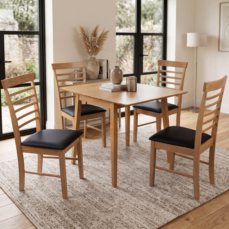 Bowerbank 4 - Person Drop Leaf Dining Set
