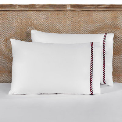 Taie d'oreiller 100% coton Cyaire