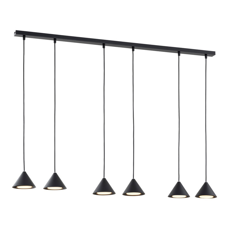 Aadon 6 - Light Pendant, Black