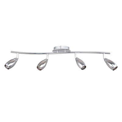 Ensemble de rail d’éclairage 4 lumières Tameka