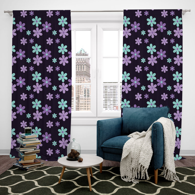 Paire de rideaux obscurcissant en polyester Sieghard, L 20 po x L 52 po