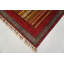 Aryana Wool Striped Area Rug in Red