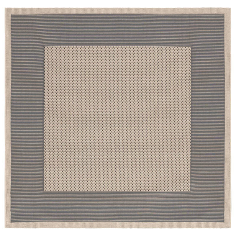 Tapis d'intérieur / extérieur de couleur unie Herefordshire Performance, Carré 5 pi 3 po
