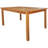 6 - Person Teak Wood Patio Dining Set with Rectangular Table