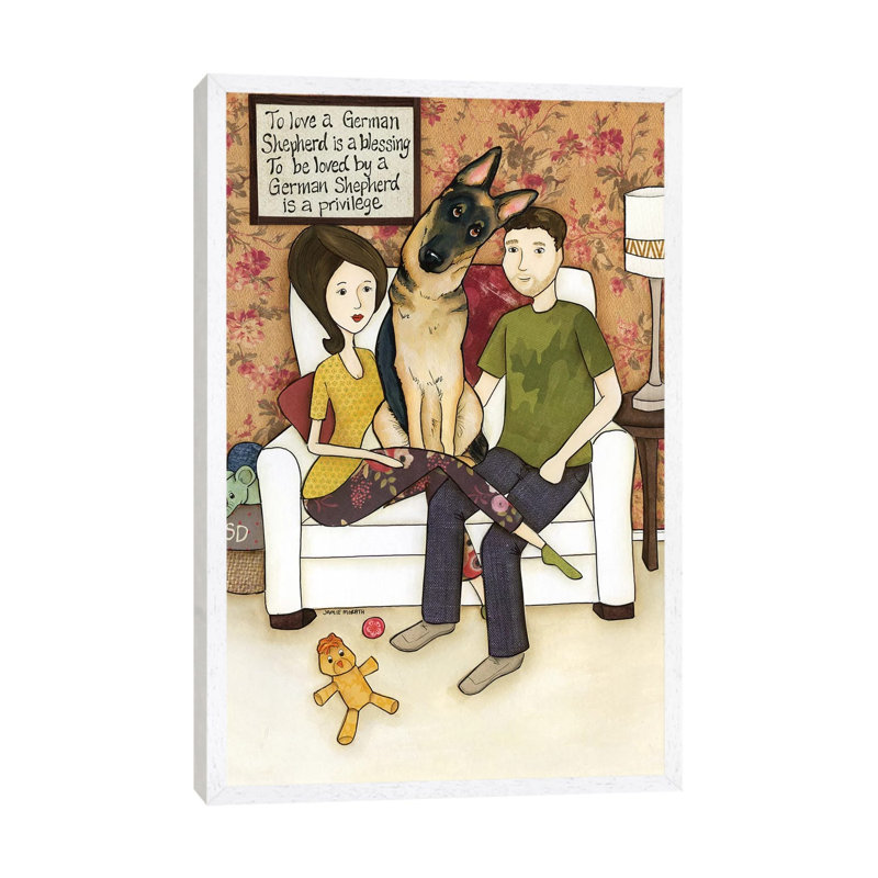 A Privilege by Jamie Morath - Print on Canvas, White Floater Framed, 101.6cm H x 66.04cm W x 3.81cm D