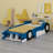 Race Car-Shaped Platform Bed With Wheels-564637677