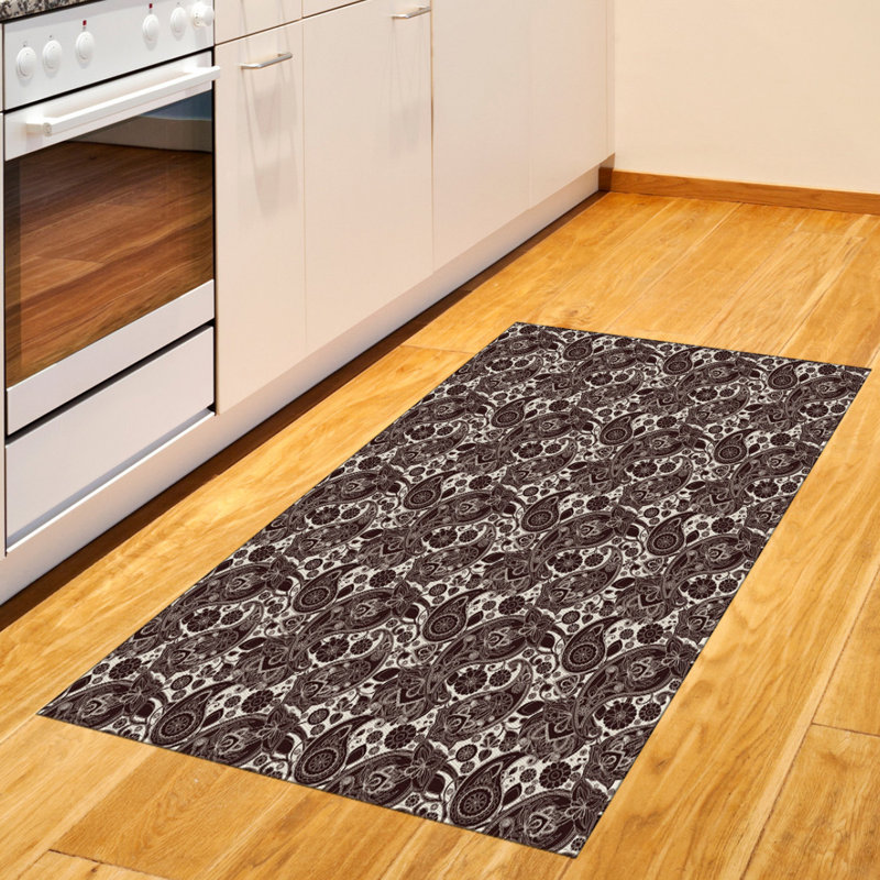 Tapis décoratif à haute densité en fibre de coton à haute densité, Rectangle 2 pi 7 po x 5 pi