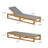 Arvada 78.75'' Long Reclining Acacia Single Chaise-1582094143-1583258243