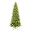 Arbre de Noël mince de 4 pi avec 150 lumières DEL blanc chaud - 424 pointes en PE + PVC, conception à charnières à économie d'espace, installation facile, support en métal robuste - arbre à crayons réaliste pour les petits espaces-859817767