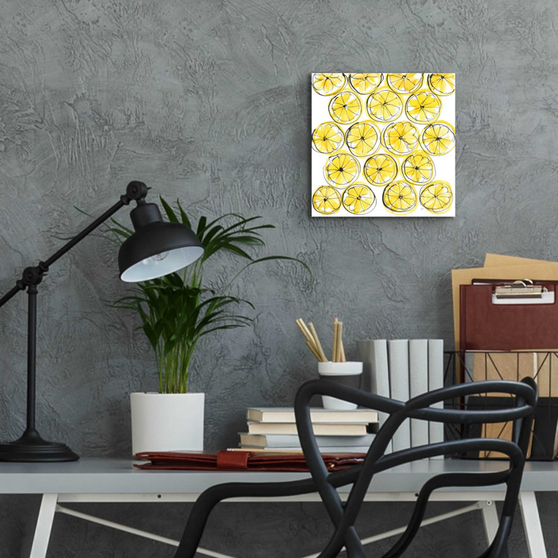 «Cut Lemons IV» par Chris Paschke, H 12 po x l 12 po