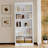 83.4" Tall Wood Bookcase 5-Tier Home Decor Bookshelves With Adjustable Shelves Organizer Storage Shelves