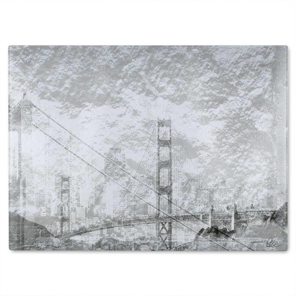 San Fran Glass Chopping Board