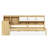 Space Saving L-Shape Daybed With Book Storage - Twin, Natural + White Drawers Twin Mattress,-483052465