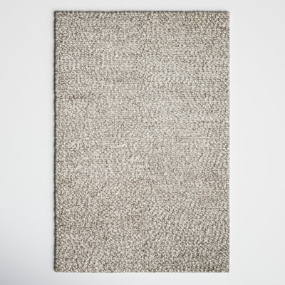 Charter Handwoven Wool Stone Area Rug