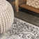Shellenbarger Filigree Medallion Dark Gray/Cream Rug