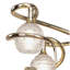 4 - Light Polished Brass Cluster Pendant