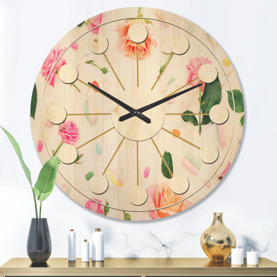 Solid Wood Wall Clock