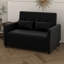 Canapé-lit convertible 51,57 ", fauteuil surdimensionné réglable avec trois ports USB pour les petits bureaux-1568857572