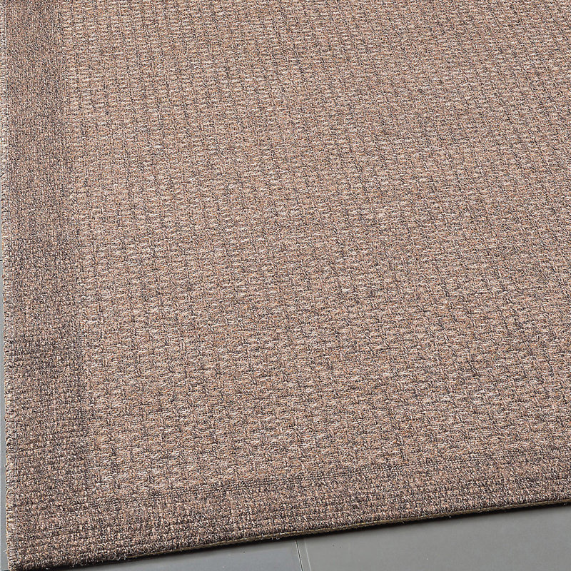Tapis brun moderne Wallaston, Round 7'3' '