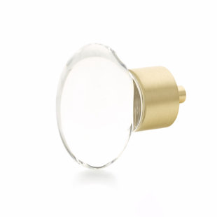 Poignée d'armoire en verre Schaub City Lights 1-3 / 4 "x 1-1 / 8"