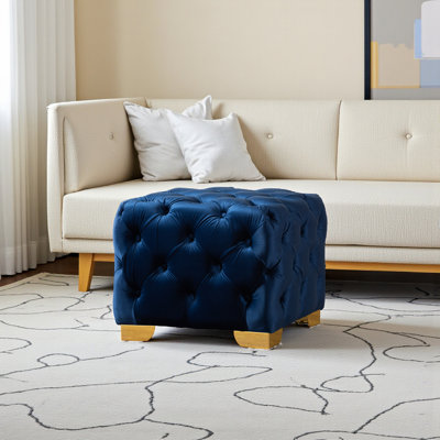 Kylin Velvet Ottoman