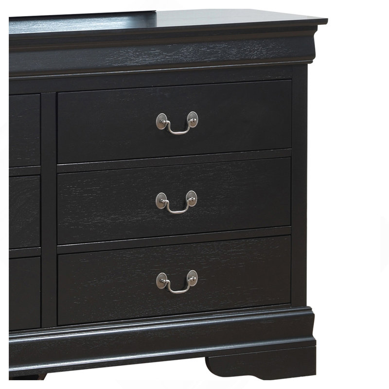 Commode noire élégante
