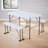 61.5cm Rectangular Portable Folding Table with 2 Chairs