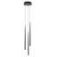 Jaciana 3-Light  Modern LED Chandelier Cylinder Black Pendant Kitchen Island Dimmable