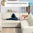 Praylow 110.75"W LAF U-shape Chenille Sectional, Storage Chaise-1610910480