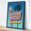 Holiday Motel Sign Retro - Wrapped Canvas-1630172070-1630172124