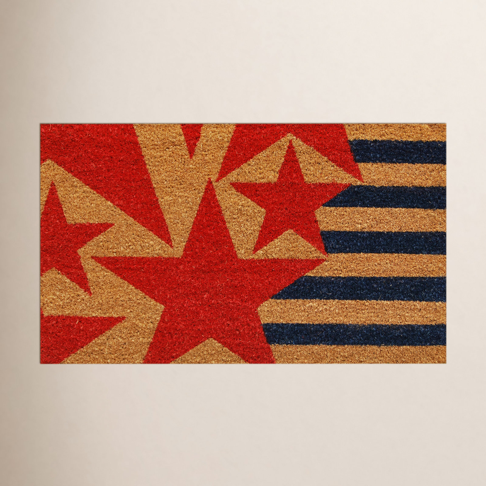 Maitz Non-Slip Independence Day Outdoor Doormat
