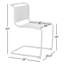 Chaise d'appoint rembourrée en cuir Otelia-1100267525