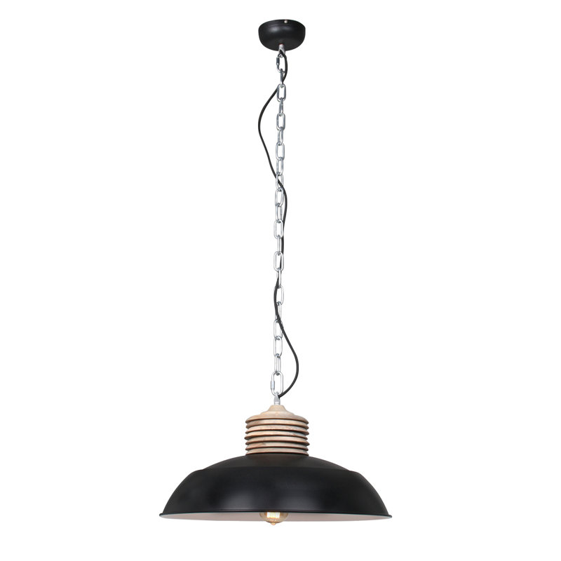 Scher 1 - Light Bowl Pendant, Black