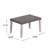 HAMPTON WOOD + WICKER OTTOMAN