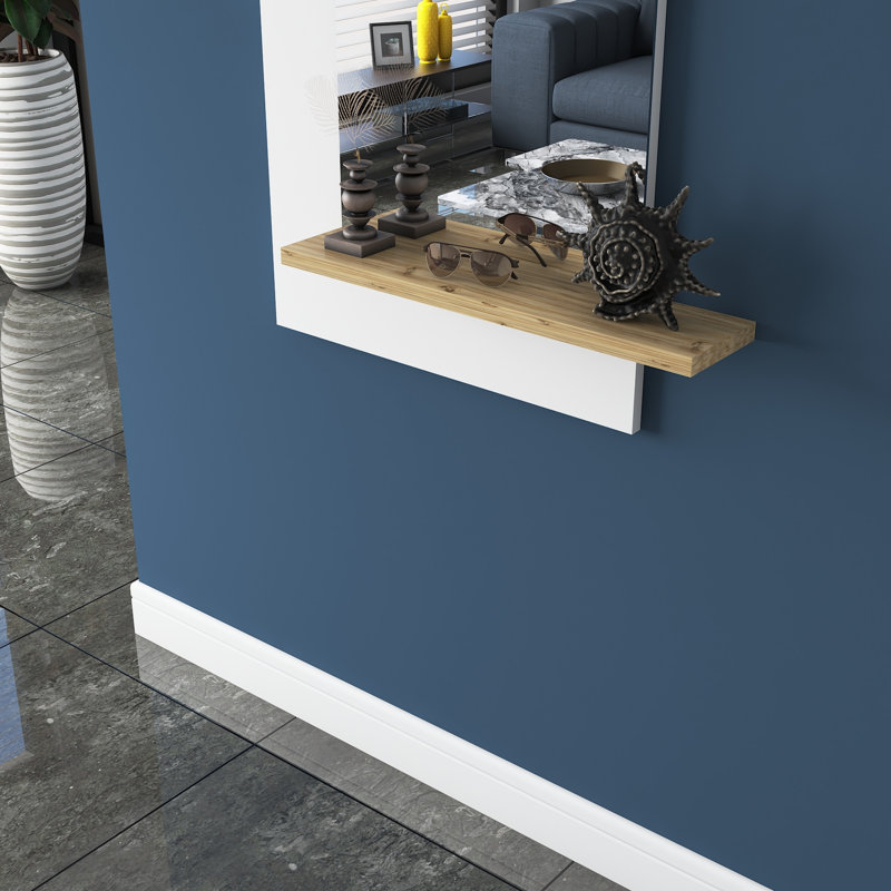 Miroir d'appoint Fethi, Blanc