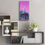Art mural en verre «Magenta Pop Fountain» par Life BeautifuLEE-581016468