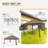 11 Ft. W x 11 Ft. D Outdoor Pop Up Soft Top Steel Patio Gazebo with Netting-109186204