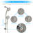 Dual Shower Head 1.8 GPM with Self-Cleaning-78707479