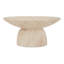 Fluted Modern Wabi Sabi Round Cocktail Table-138200582