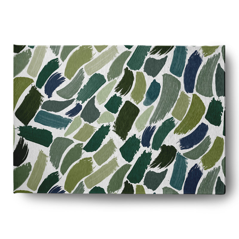 Chenille Abstract Indoor Rug, Rectangle 5' x 7'