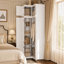 Armoire d'angle en L avec armoire supérieure
