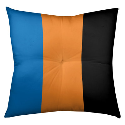 Striped Reversible Throw Pillow