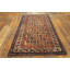 Yellow Antique Tribal Geometric Caucasian Star Design Kazak Rug