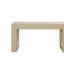 Table de salle à manger rectangulaire facile à assembler pour 4 à 6 personnes, kiosque pour petit déjeuner, conception de café avec pieds en bois, pièce idéale, café, kiosque