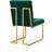 Chakevia 19'' H Tufted Velvet Upholstered Metal Side Chair-760109692-765445693
