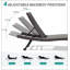 Chaise longue d'extérieur en osier 2 pièces